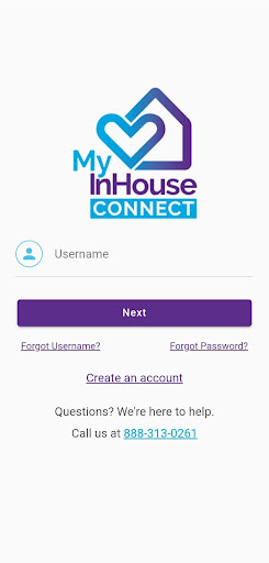 My InHouse Connect Screen 2
