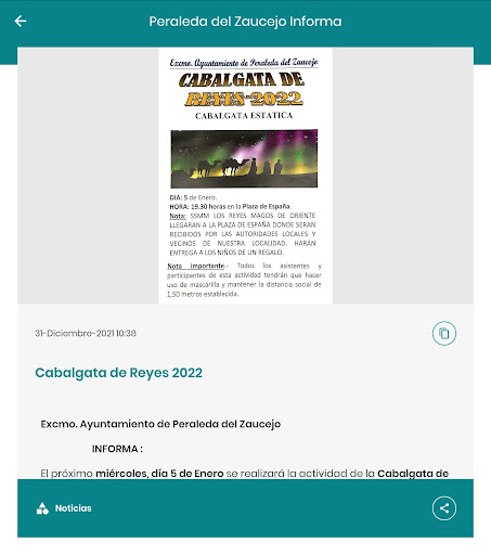 Peraleda del Zaucejo Informa Screen 3