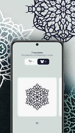 Coloring Mandala Screen 2