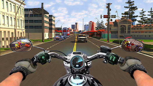 Moto Traffic Bike Race Game 3d  screenshots 5