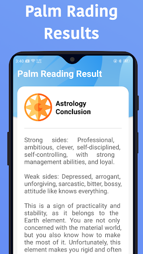 Android application Palm Reader : Palm Reading App screenshort