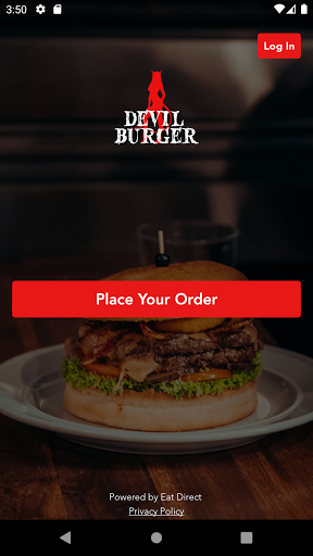 Android application Devil Burger screenshort