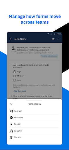 Workcloud Forms Screen 3