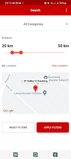 Android application WhosApp screenshort