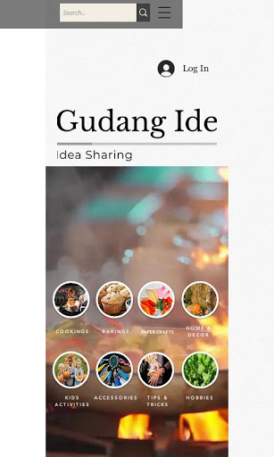 Android application Gudang Idea screenshort