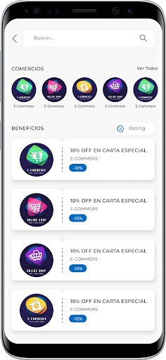 Android application Vive Mas screenshort