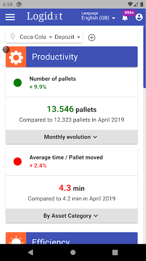 Logidot Dashboard Screen 2