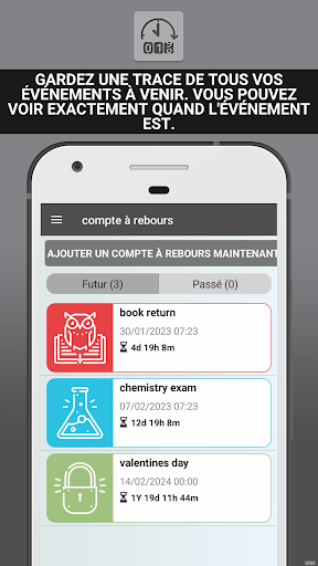Aperçu de l'application