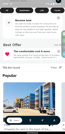Android application Renseek screenshort