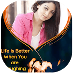 Cover Image of 下载 Love Fire Text Photo Frames  APK