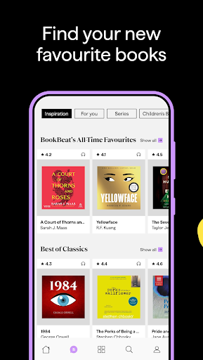 Screenshot of BookBeat Audiobooks & E-books