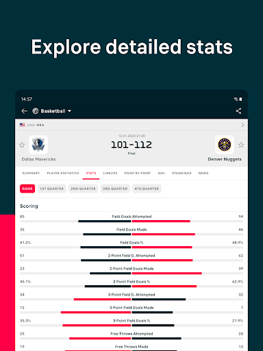 Flashscore live scores & news - Sports - apps