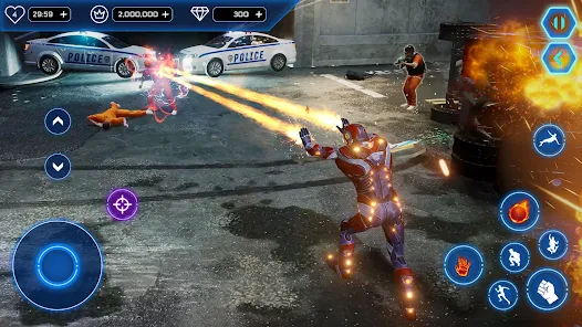 Iron Superhero : Fighting Hero 4