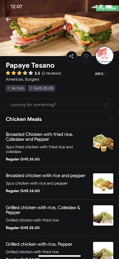 Edziban Online Food Delivery Screen 3