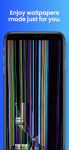 Tep Broken Screen Wallpaper 4K