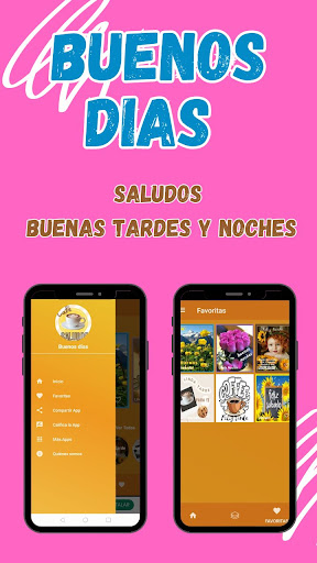 Android application Buenos días screenshort