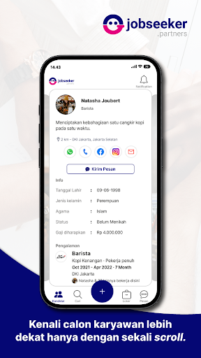 jobseeker.partners: find staff Screen 2