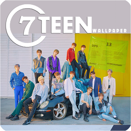 Kpop idol Seventeen Wallpaper logo