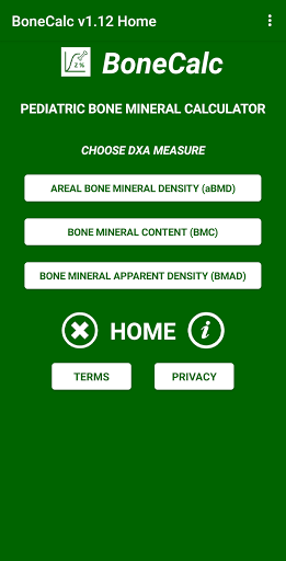 Android application BoneCalc screenshort