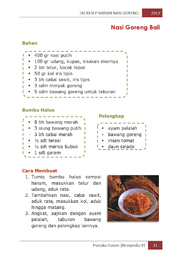 Resep Variasi Nasi Goreng Screen 2