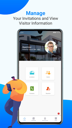 Android application TimeTec VMS screenshort