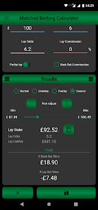 تطبيق Matched Betting Calculator مهكر 2