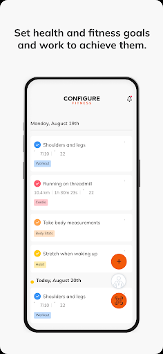 Configure Fitness ekran görüntüsü