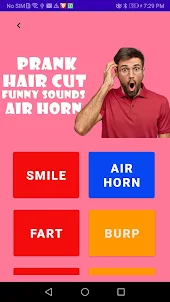 Funny sound hairclipper prank