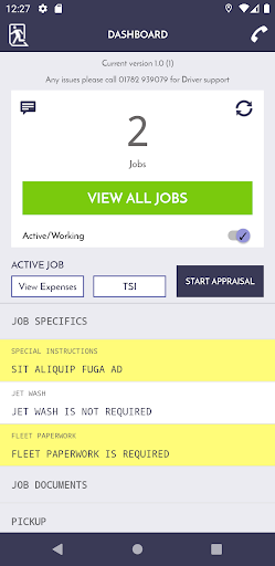 Trax App Screen 3