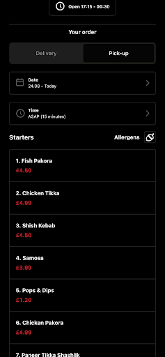 Sizzlers Screen 2