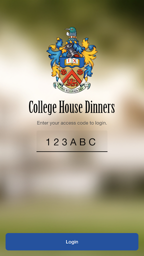 Android application CH Dinners screenshort