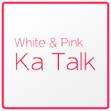 화이트 & 핑크 카카오톡 테마 KaKao Talk icon