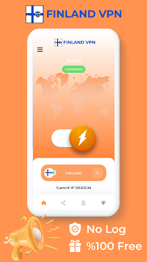 Android application Finland VPN - Private Proxy screenshort
