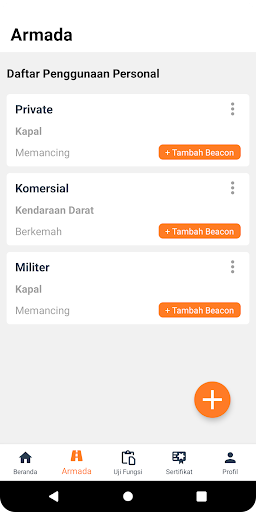 Registrasi Beacon Screen 3