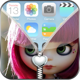 Cute Doll Zipper Lockscreen icon