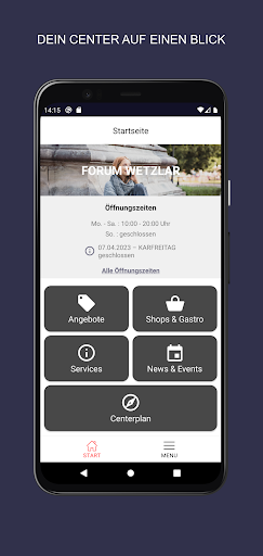 Android application Forum Wetzlar screenshort