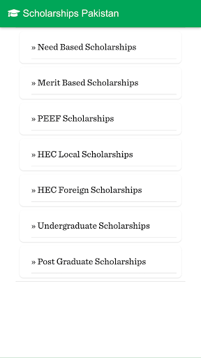 Scholarships in Pakistan