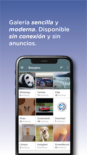 Android application Besypics Mobile screenshort