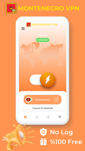 Android application Montenegro VPN - Private Proxy screenshort