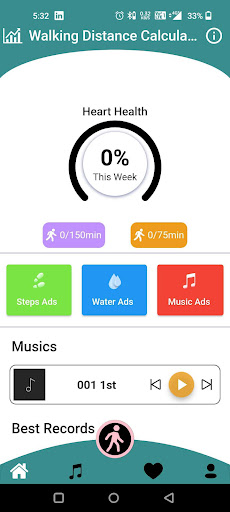 Android application Distance Calculate Tracker screenshort