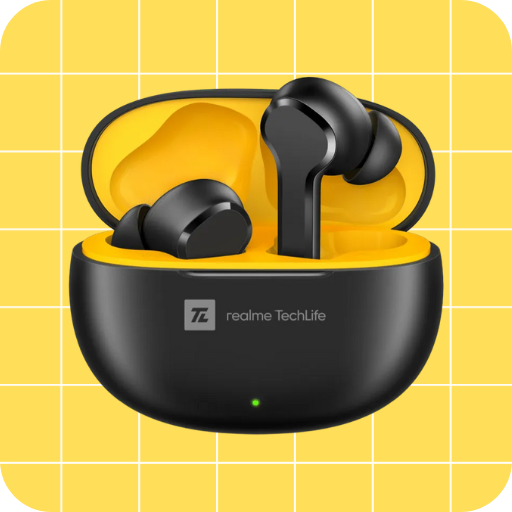 Realme Buds T100 App hint logo