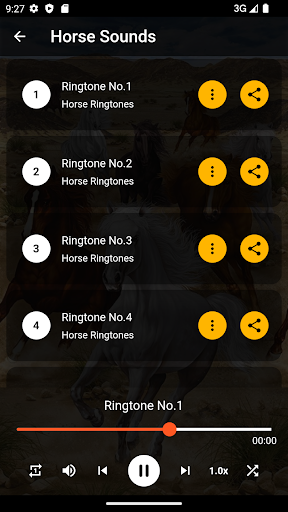 Horse Sounds Ringtones Screenshot 2 - AppWisp.com