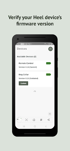 Heel Firmware Update Screen 3