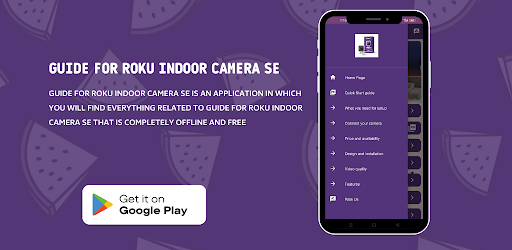 Android application Roku Indoor Camera SE Guide screenshort