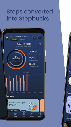 Stepbuck - Every step counts Screenshot 2 - AppWisp.com