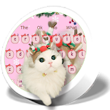 Cute Kitty Christmas Cat Keyboard icon