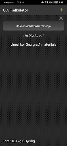 CO2 Kalkulator Screen 2