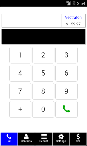 Android application Vectrafon screenshort