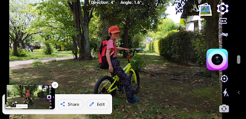 Angle Camera Try -GPS 方位カメラ＋緯度のおすすめ画像1