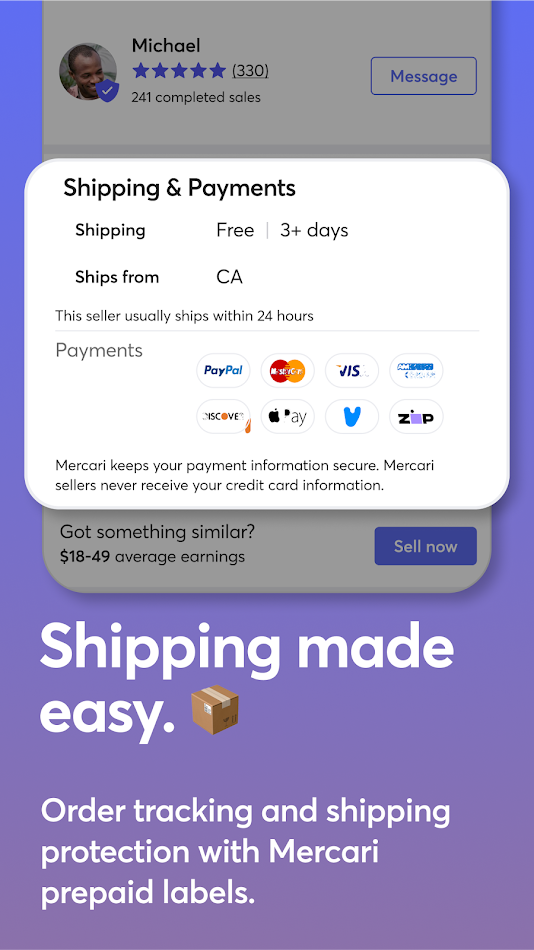#5. Mercari: Buy and Sell App (Android) Av: Mercari, Inc
